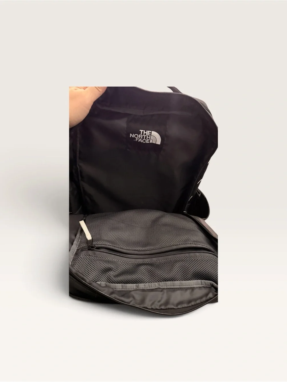 The North Face Black Utility Backpack with Front Zip Pocket